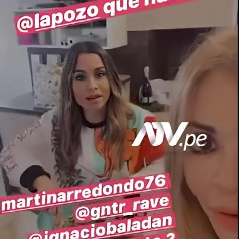 Historia de Instagram de Gisela Valcárcel. Fuente: ATV Historia de Instagram de Gisela Valcárcel. Fuente: ATV