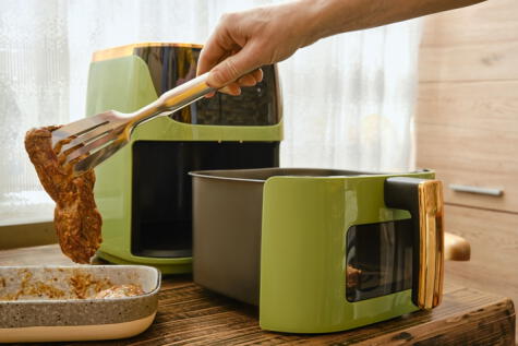 Cocinar en una freidora puede ser sumamente sencillo. Fuente: Shutterstock. Cocinar en una freidora puede ser sumamente sencillo. Fuente: Shutterstock.