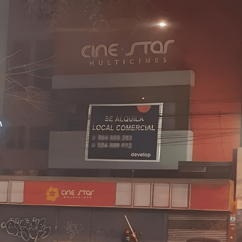 Clausuran local de CineStar. Clausuran local de CineStar.