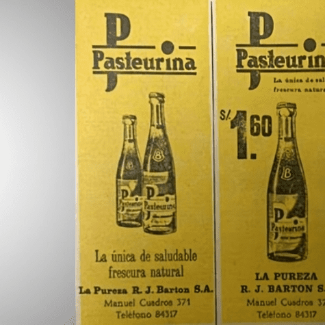 Venta de Pasteurina en los años ochenta. Venta de Pasteurina en los años ochenta.