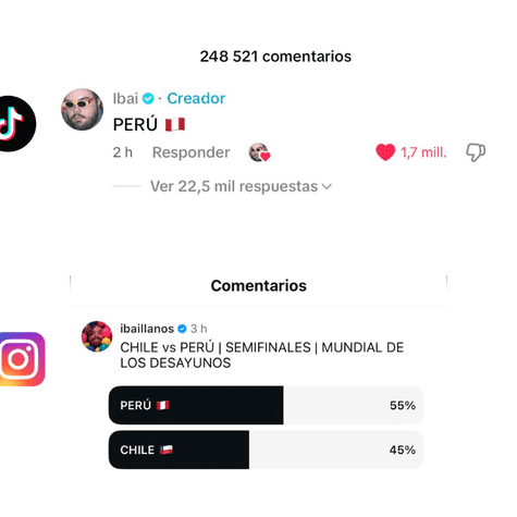 Vota en Tiktok e Instagram. Vota en Tiktok e Instagram.