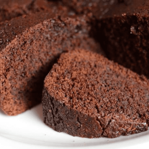 Budín de chocolate.   