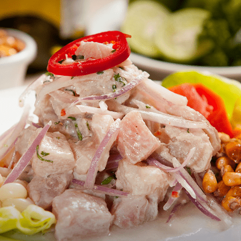 Ceviche peruano. Ceviche peruano.