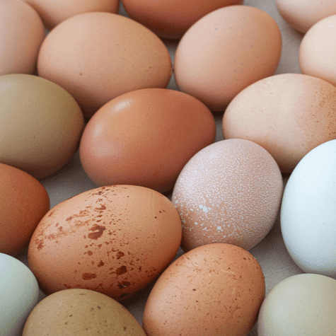 Tanto los huevos blancos como los marrones aportan proteína, vitaminas y minerales esenciales.   