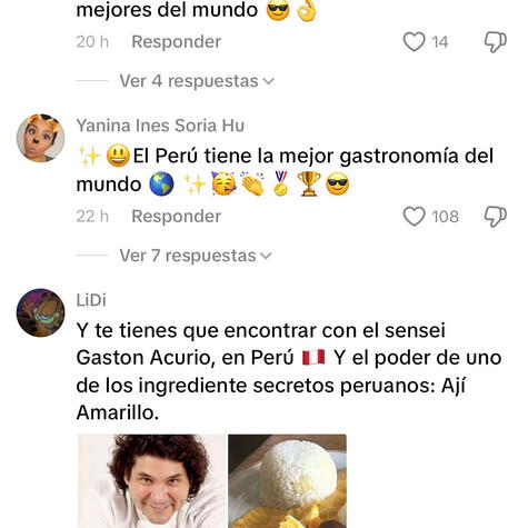 Comentarios de los usuarios.   