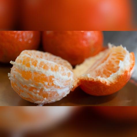 El aroma de una buena mandarina es dulce y agradable.   
