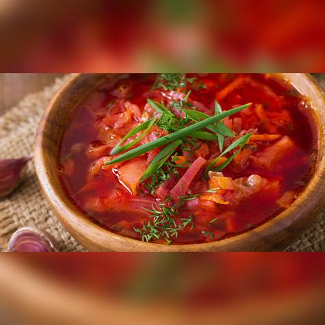  Sopa de remolacha.   
