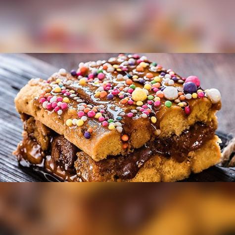 Tradición que se reinventa: turrón con chocolate y miel de frutas.