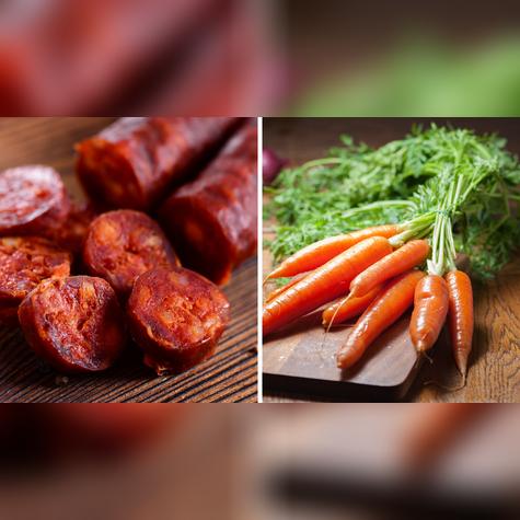 El puré de chorizo y zanahoria: el secreto Michelin detrás de unas lentejas cremosas.   