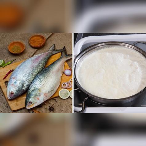 Dejar el pescado en leche durante 10 minutos evita que suelte el fuerte olor al cocinarse.