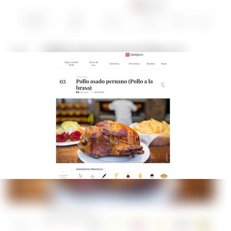 El pollo a la brasa recibió una alta valoración.   