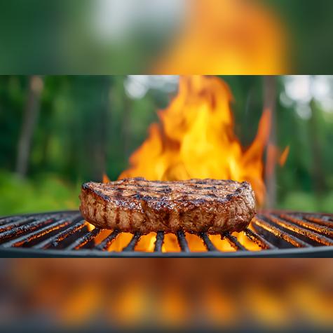 Frotar un diente de ajo en la parrilla ayuda a evitar que la carne se pegue y realza su sabor natural. Frotar un diente de ajo en la parrilla ayuda a evitar que la carne se pegue y realza su sabor natural.