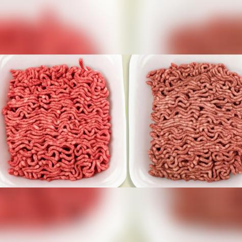 El cambio de color en la carne molida no siempre significa que esté en mal estado. El cambio de color en la carne molida no siempre significa que esté en mal estado.