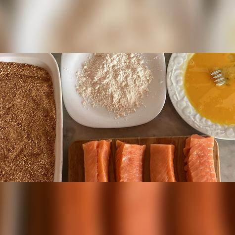 Recuerda secar muy bien antes de pasarlo por huevo y frutos secos. Recuerda secar muy bien antes de pasarlo por huevo y frutos secos.