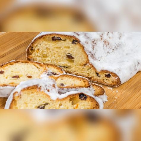 Originario de Dresde, el stollen simboliza el espíritu navideño alemán. Fuente: Shutterstock. Originario de Dresde, el stollen simboliza el espíritu navideño alemán. Fuente: Shutterstock.