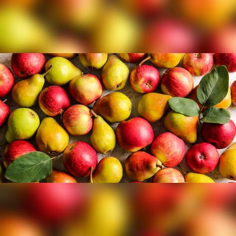 Manzana y pera. Manzana y pera.