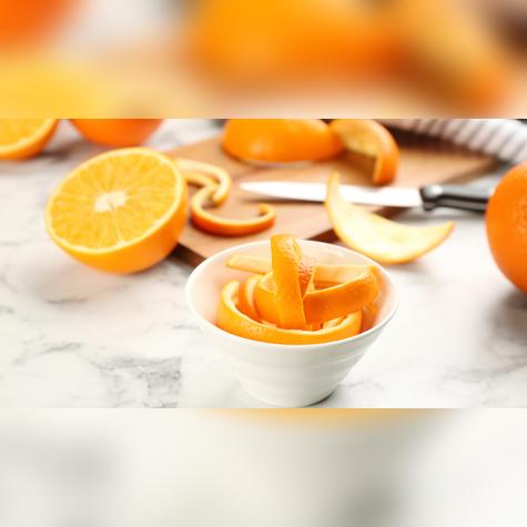 Cáscara de naranja.    Cáscara de naranja.