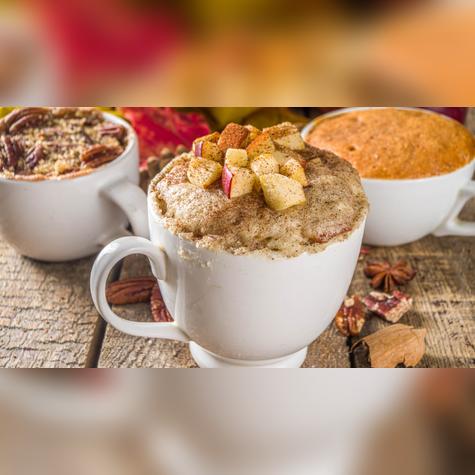Existe una variedad de sabores para el "mug cake". Fuente: Shutterstock.   