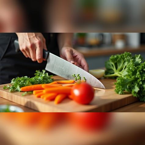 Usar la misma tabla para carne y vegetales aumenta el riesgo de bacterias peligrosas.   