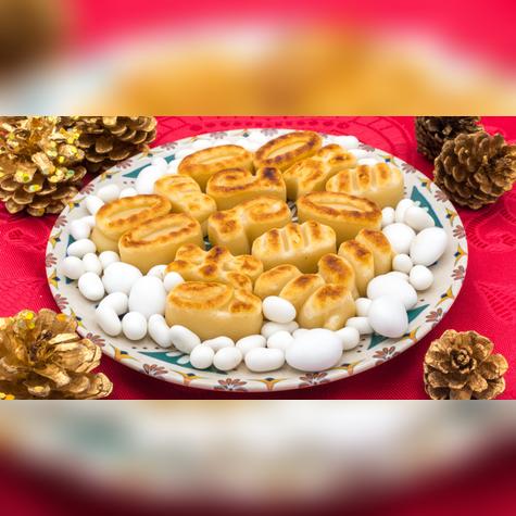 Figuras de mazapán caseras, una opción clásica para la mesa navideña.   