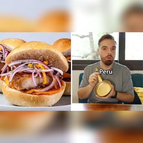  Ibai entrega la Sartén de Oro durante su visita a Lima. 