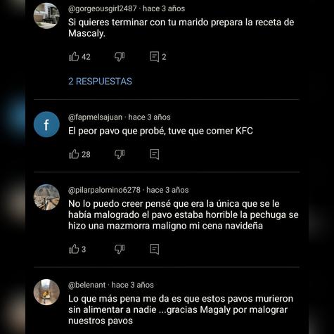 Comentarios de los usuarios.   
