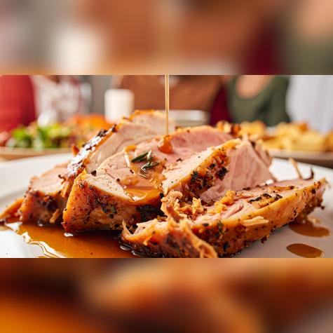 Jugoso, sabroso y rendidor: el cerdo se posiciona como uno de los grandes reemplazos del pavo.   