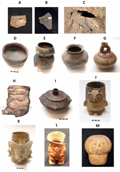  <br>Se analizaron cerámicas para determinar el origen del cacao.    