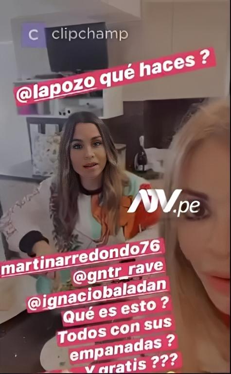 Historia de Instagram de Gisela Valcárcel. Fuente: ATV   