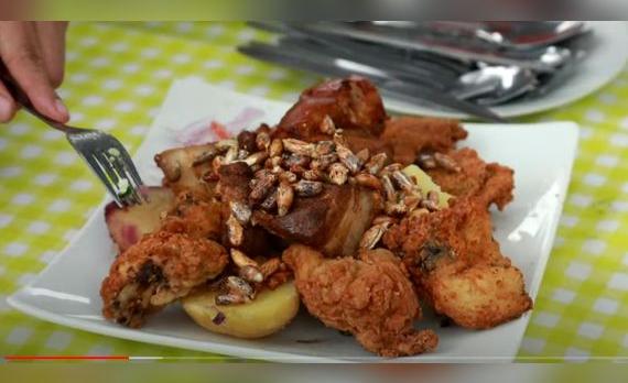 Chicharrón mixto. Foto: Canal de Giacomo Bocchio    