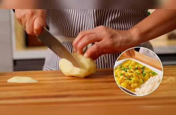 El cau cau de mondongo destaca por su proteína diferente a la carne tradicional.   