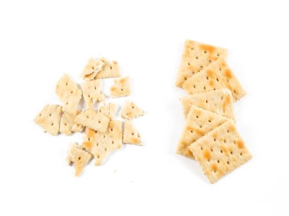  Si los agujeros están demasiado separados, la estructura de la galleta puede desmoronarse.    