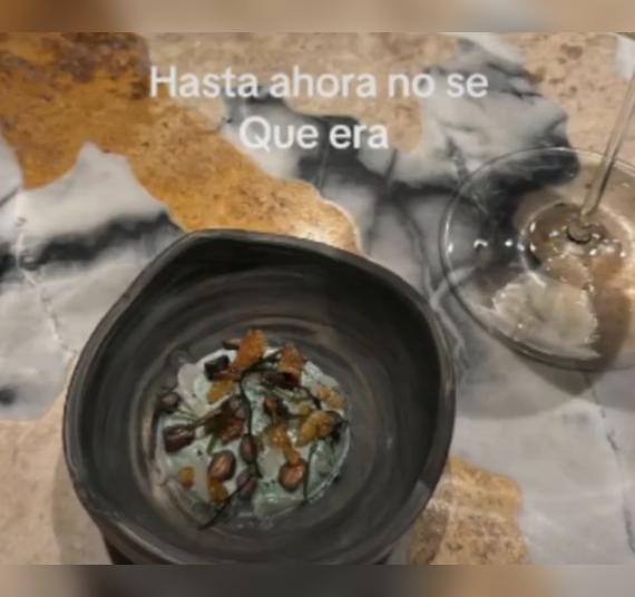 Algunos platos de la carta poseían un aspecto sofisticado.   