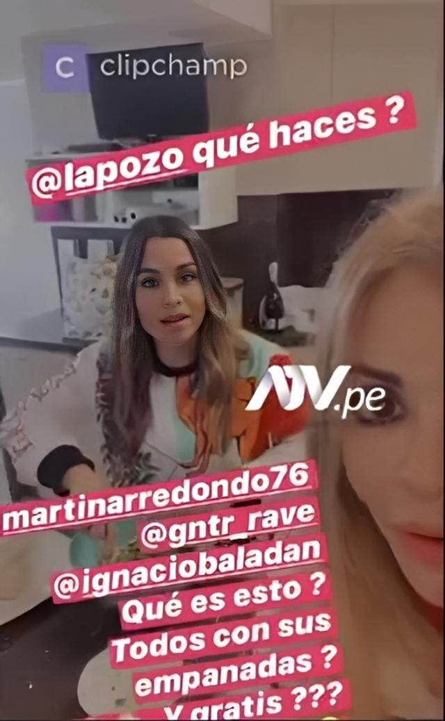 Historia de Instagram de Gisela Valcárcel. Fuente: ATV   