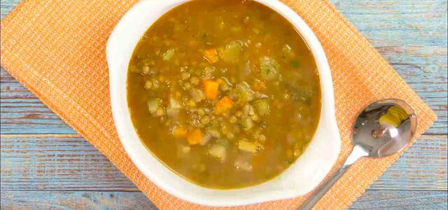 Sopa de lentejas Sopa de lentejas