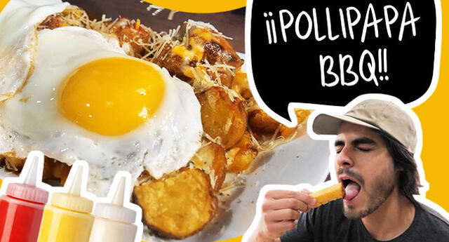 EDB Delicias con papas fritas en Lima Obrera buenazo