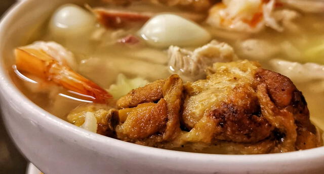 La sopa wantán especial del Chifa Chung Yion (Unión) Chifa Chung yion