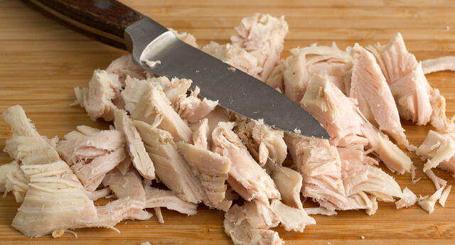 Trozos de pavo horneado buenazo