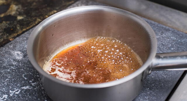 Caramelo en olla buenazo