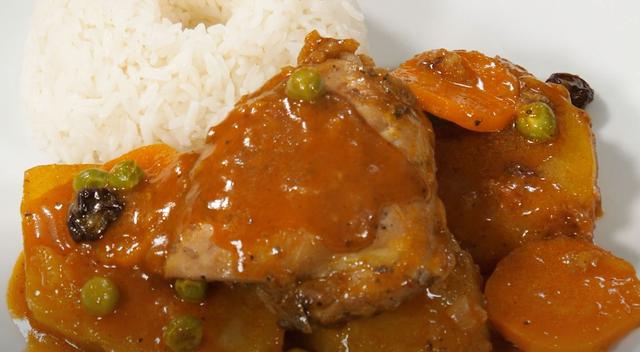 Estofado de pollo. Estofado de pollo.