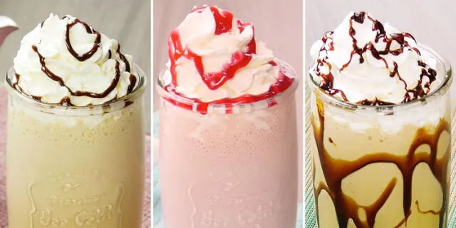 3 tipos de frappé