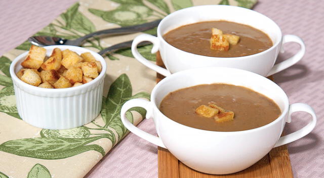 Crema de lentejas