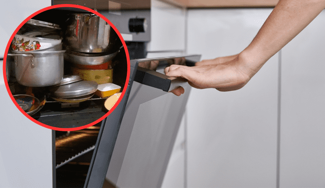 Cuidado, no guardes tus ollas y sartenes en el horno Cuidado, no guardes tus ollas y sartenes en el horno