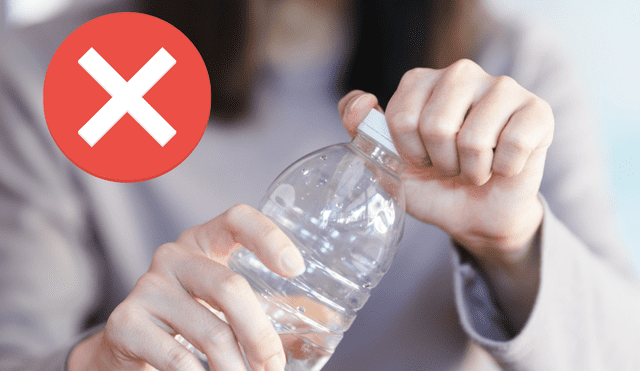Cuidado, esta es la razón por la que no debes reutilizar las botellas de plástico Cuidado, esta es la razón por la que no debes reutilizar las botellas de plástico
