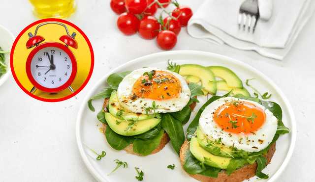 La hora ideal para desayunar es antes de las 8:30 a.m. La hora ideal para desayunar es antes de las 8:30 a.m.