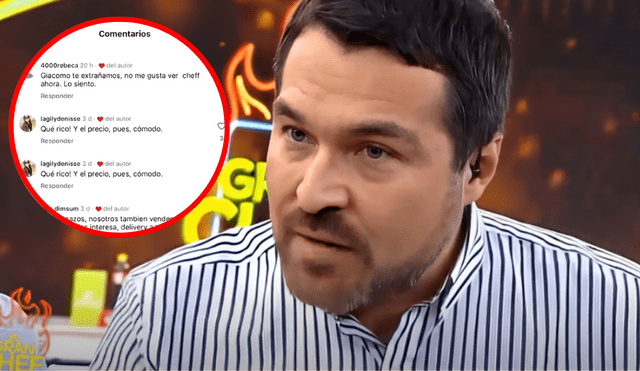 Giacomo Bocchio apoya los comentarios de los usuarios que expresan su inconformidad con el formato del programa. Foto: Buenazo / Shutterstock Giacomo Bocchio apoya los comentarios de los usuarios que expresan su inconformidad con el formato del programa. Foto: Buenazo / Shutterstock