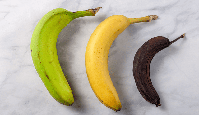 Según la etapa de maduración del plátano, los nutrientes varían. Foto: Buenazo / Shutterstock Según la etapa de maduración del plátano, los nutrientes varían. Foto: Buenazo / Shutterstock