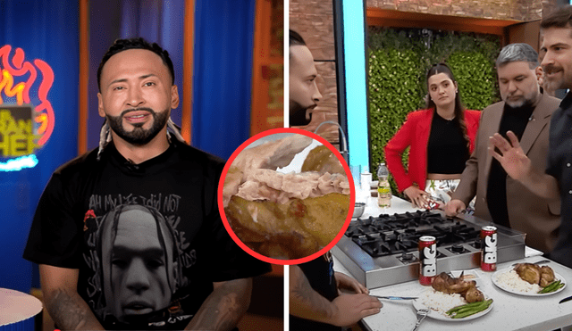 Jurados de “El Gran Chef Famosos" se niegan a probar el plato de Zumba. Foto: Buenazo /Youtube Jurados de “El Gran Chef Famosos" se niegan a probar el plato de Zumba. Foto: Buenazo /Youtube
