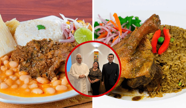 Aparición de una chef peruana junto al papa León XIV Aparición de una chef peruana junto al papa León XIV