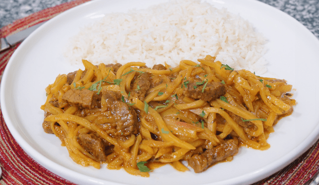 Olluquito con carne